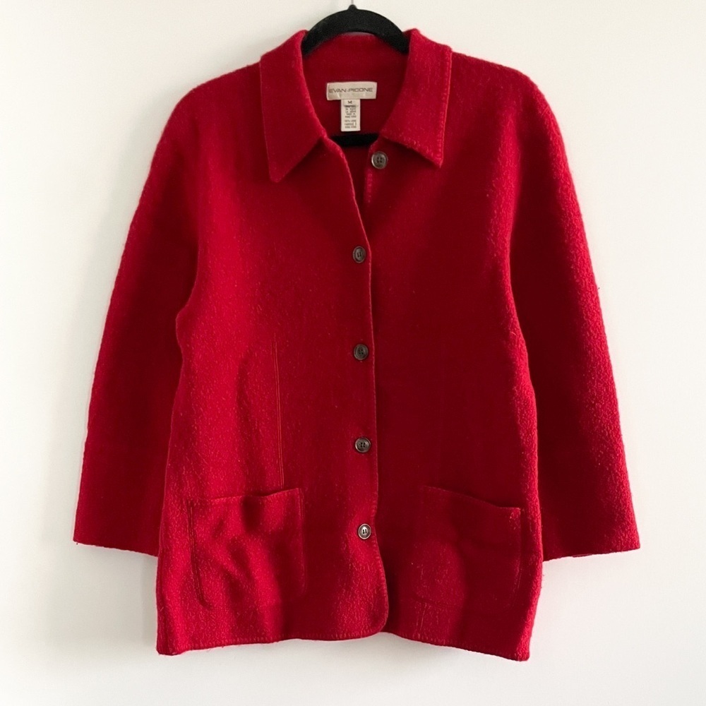 Red Wool Jacket - Picture 1 of 10